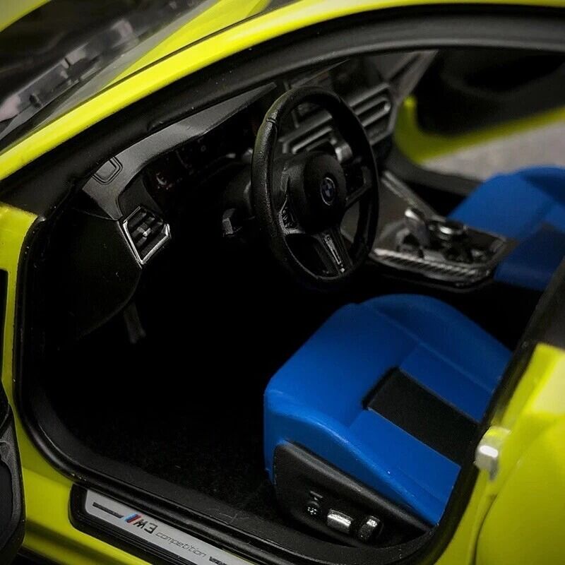 MINICHAMPS BMW M3 G80 2020 YELLOW METALLIC 1:18