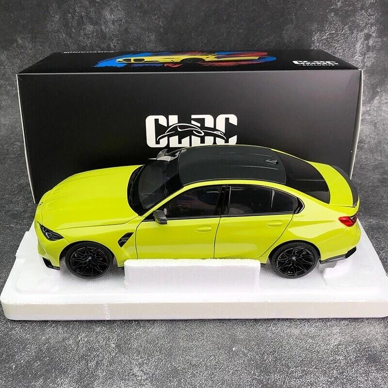 MINICHAMPS BMW M3 G80 2020 YELLOW METALLIC 1:18