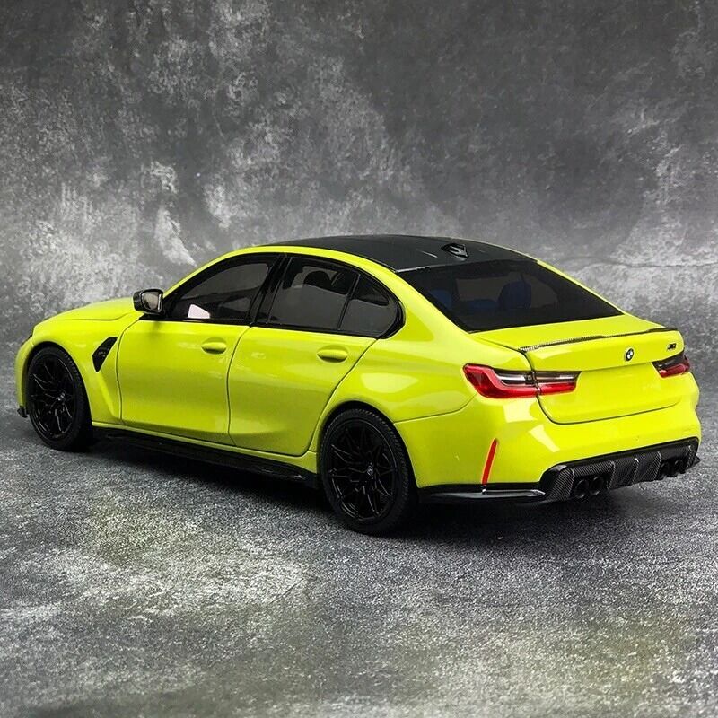 MINICHAMPS BMW M3 G80 2020 YELLOW METALLIC 1:18
